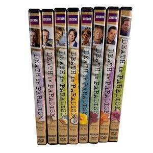 Death in Paradise DVD Lot Seasons 1 2 3 4 5 6 7 9 BBC British Mystery Series
